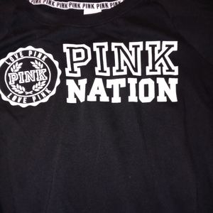 Pink Victoria Secret Off The Shoulder Sweater